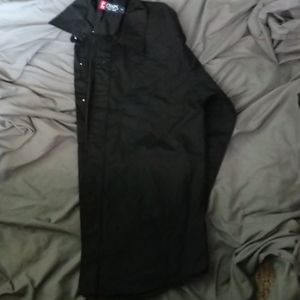 Ralph Lauren Chaps, black button down